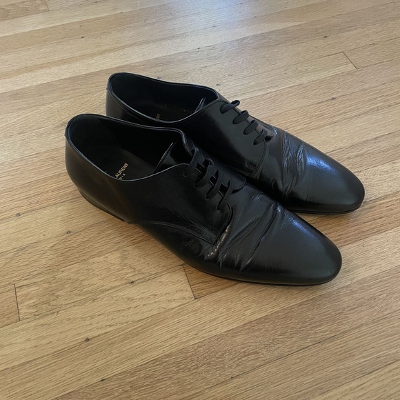 SAINT LAURENT leather dress shoes main image 9